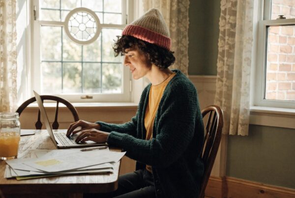 Individual managing finances after divorce, representing refinancing opportunities
